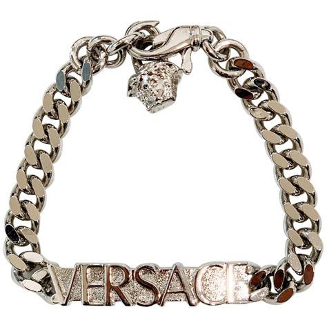 bracelet versace argent|versace bracelet sale.